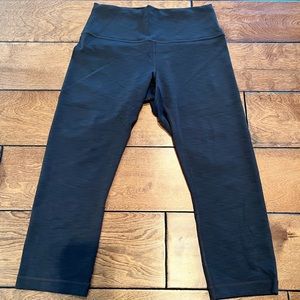 Lululemon Wunder Under 23” Dark Gray Leggings